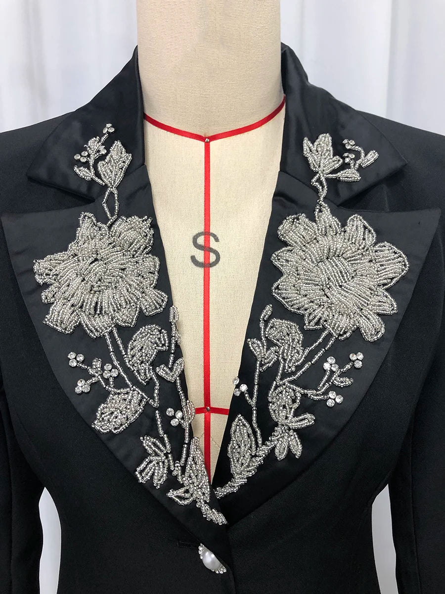 Spliced Beading Dresses