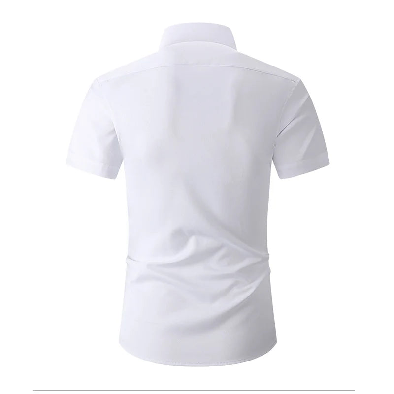 Men's Solid Short Sleeve Shirts