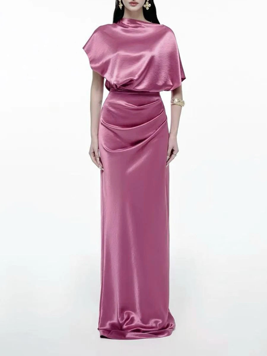 Spliced Folds Dresses