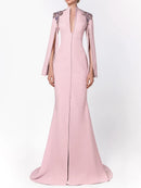 Spliced Bead Luxurious Dresses