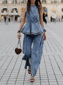 Denim Two Piece Sets