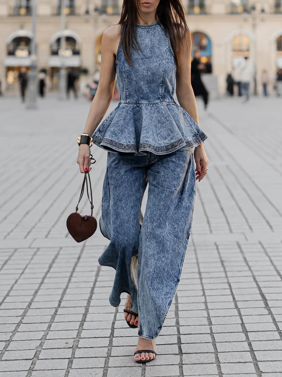 Denim Two Piece Sets