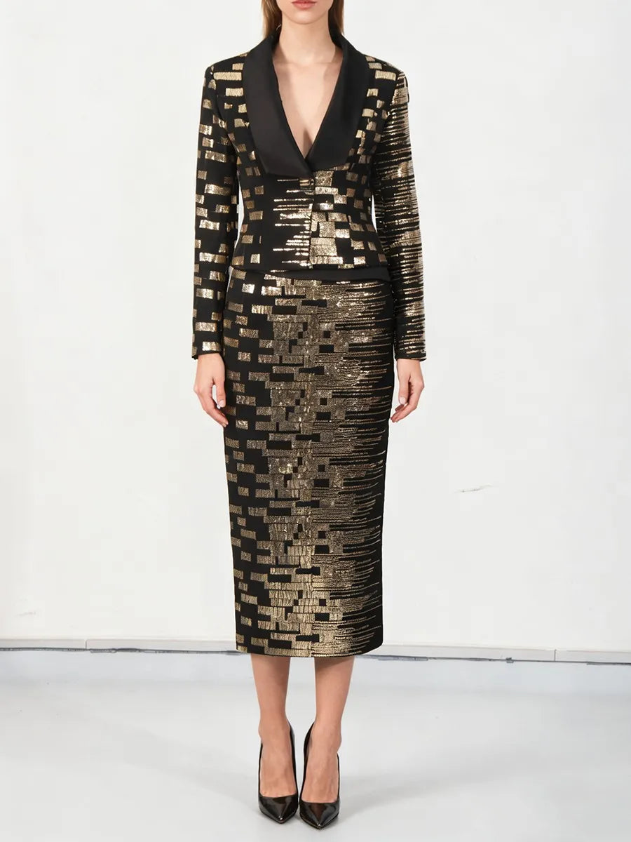 Sequins Two Piece Sets