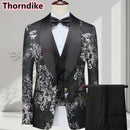 Formal Men's Suits Blazer Pants