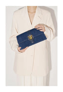 DENIM TRENDING SHOULDER CLUTCH