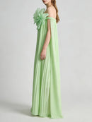 Loose Spliced Floral Dresses for Women
