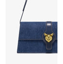 DENIM TRENDING SHOULDER CLUTCH