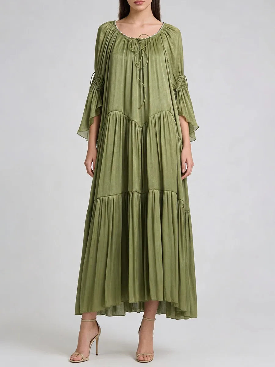 Lace Up Long Dresses