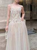 Spliced Lace Dresses