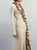 Spliced Fungus Folds Dresses
