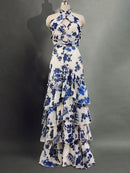 Layered Ruffles Hem Dress Female New