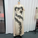 Spliced Lace Dresses