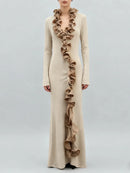 Spliced Fungus Folds Dresses