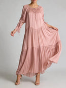 Lace Up Long Dresses