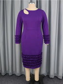 Plus Size Purple Dress