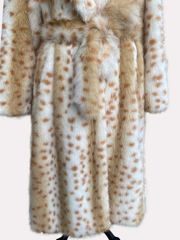 Oversized Leopard Print Coats