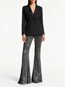 Two Piece Lapel Pant Sets