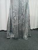 Spliced Sequins Dresses