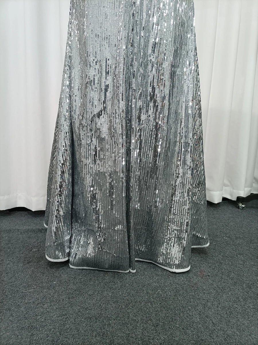 Spliced Sequins Dresses