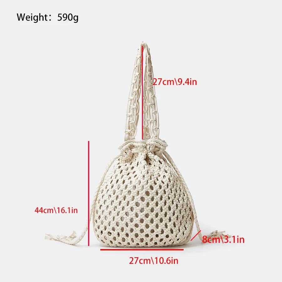 Cotton Woven Crossbody Shoulder Bags