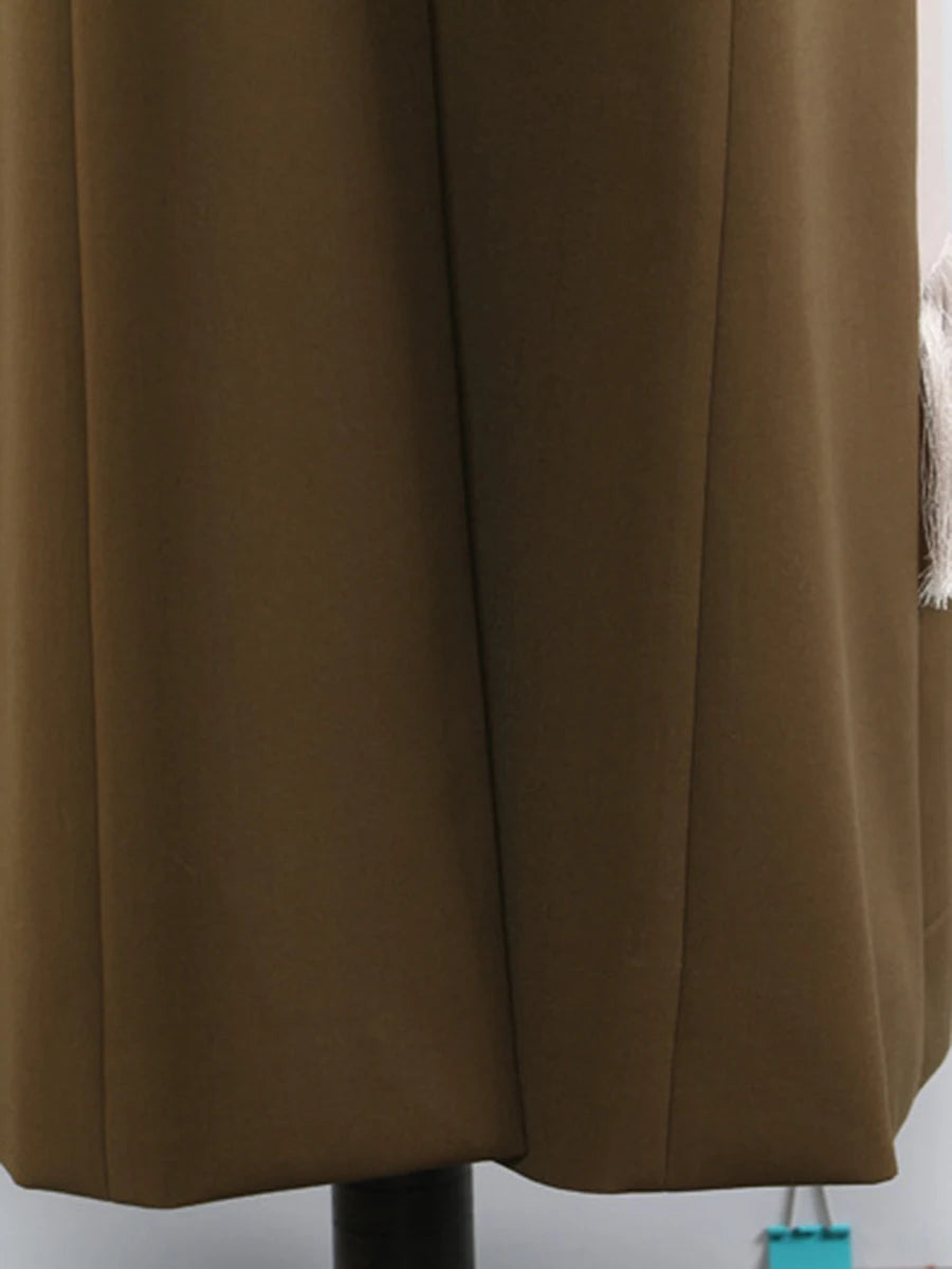 Hit Color Loose Tassels Coats