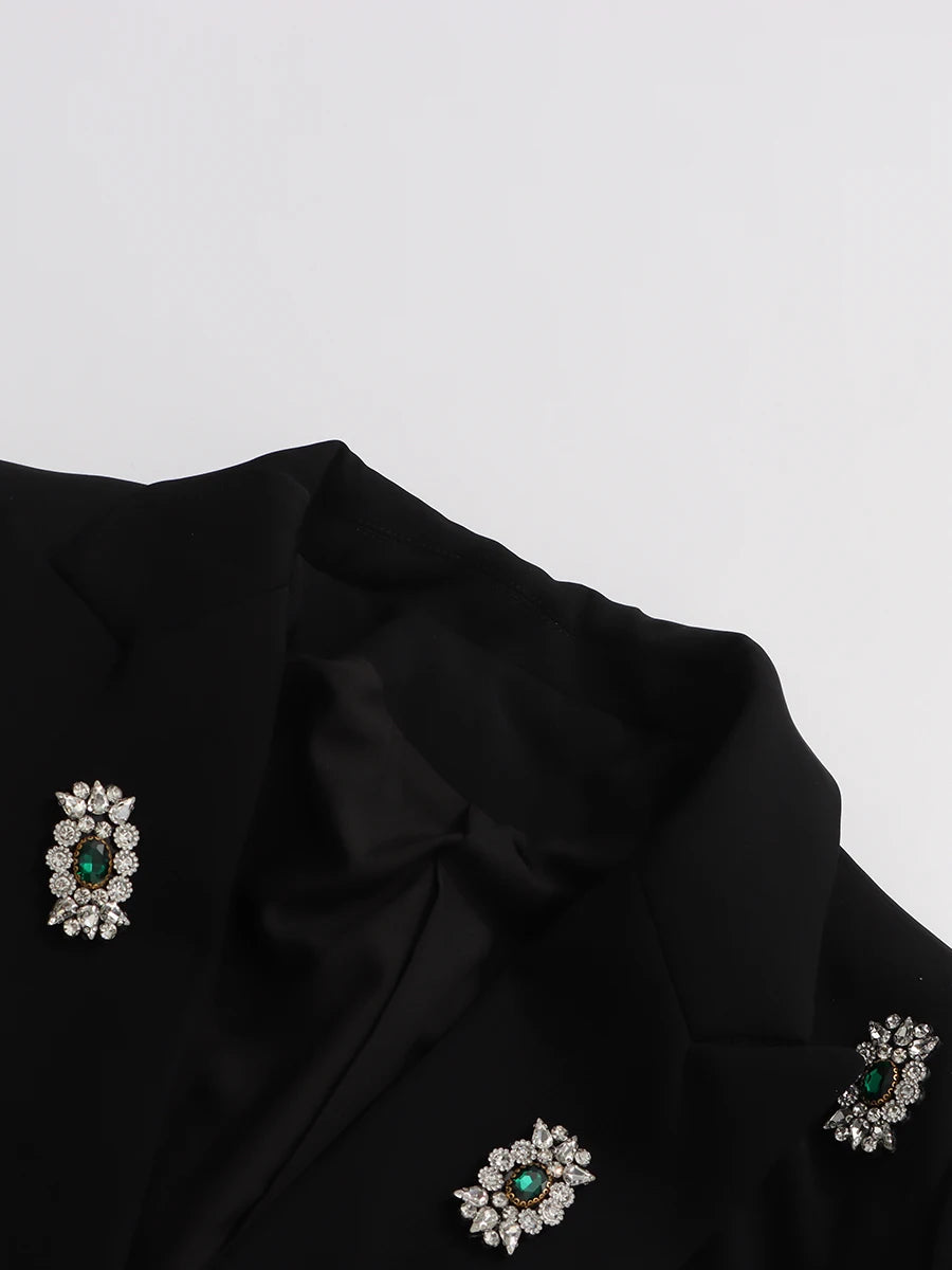 Spliced Bead Luxurious Blazers