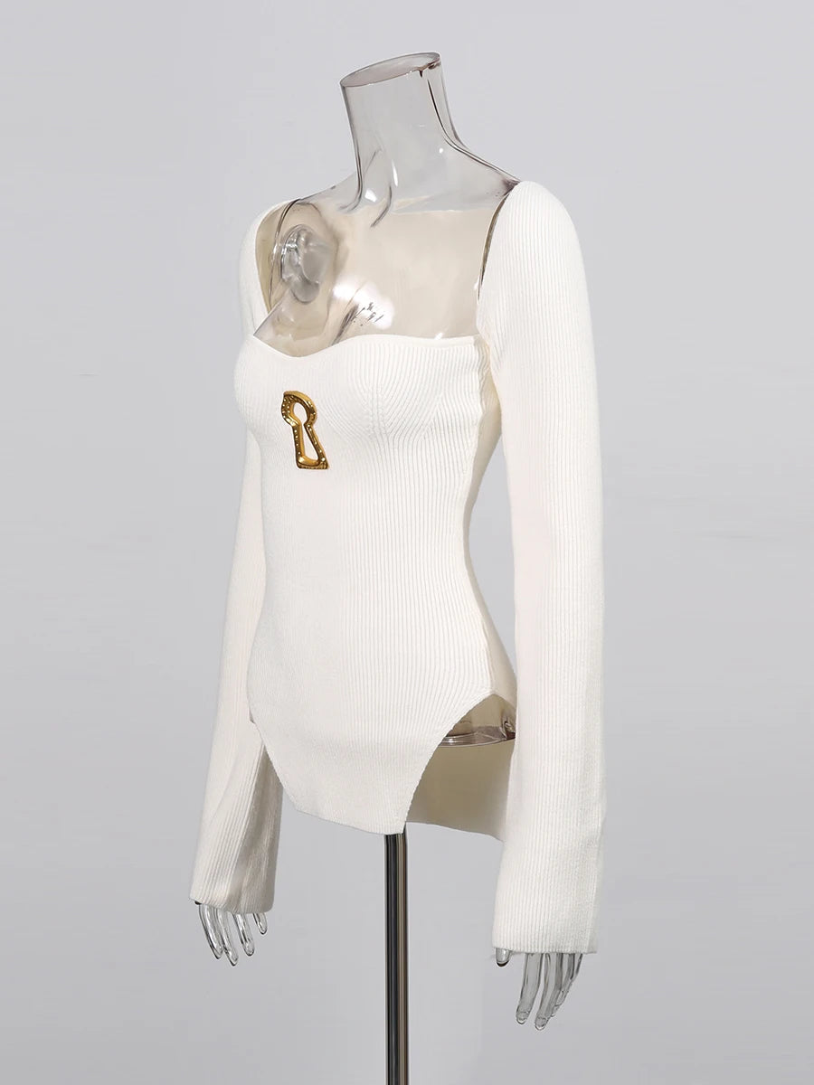 Sequined Basics Sweaters for Women