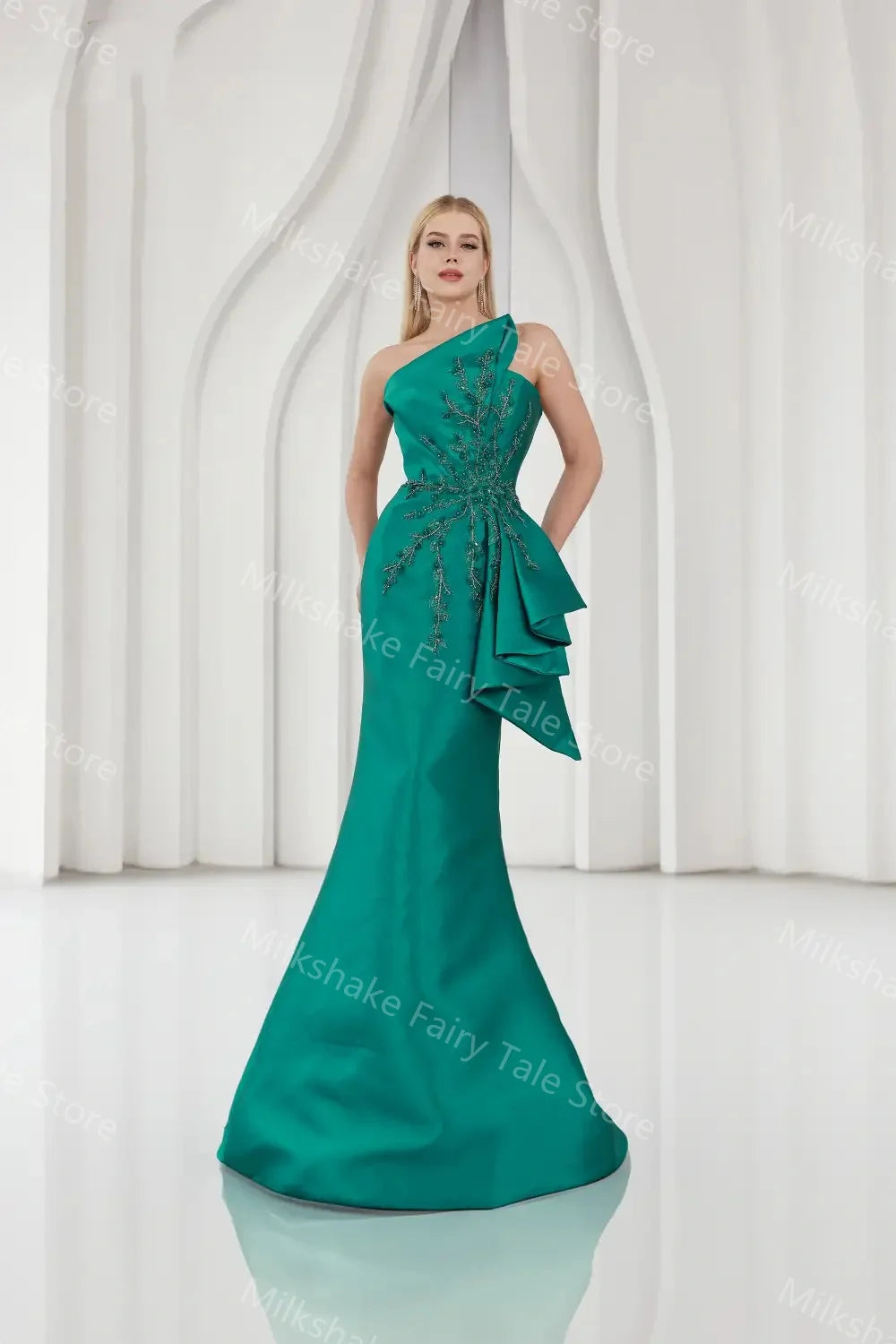 Satin Evening Glitter Dresses