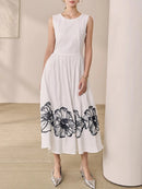 Hit Color Printed Dresses
