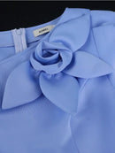 Plus Size 3D Flower Dress