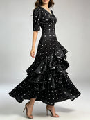 Hit Color Dot Dresses