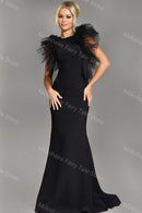 Evening  Ruffles Dress