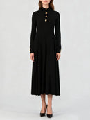 Metal Buttons Basics Dresses