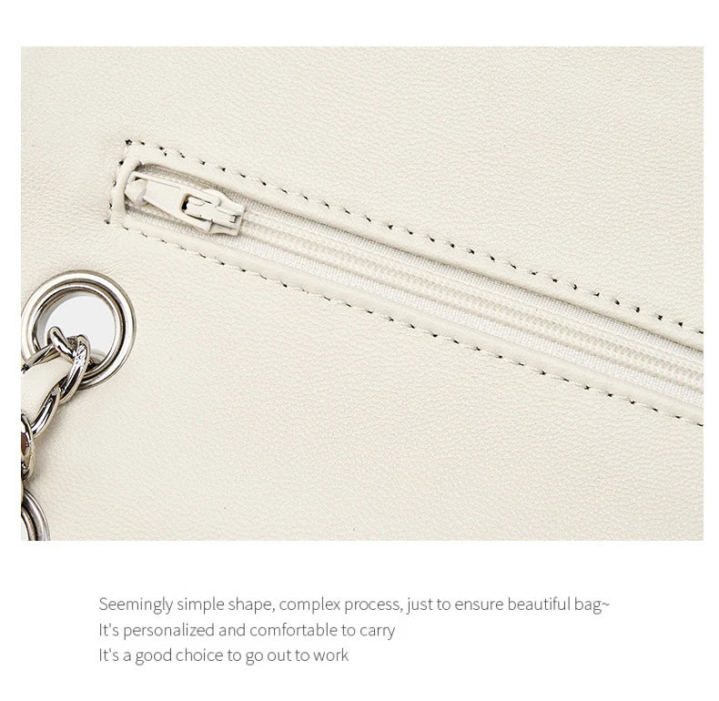 Camellia Pattern Chain Crossbody Bags