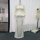 Solid Spliced Pleated Dresses