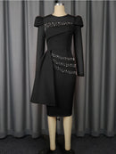 Plus Size Beaded Lace Dress