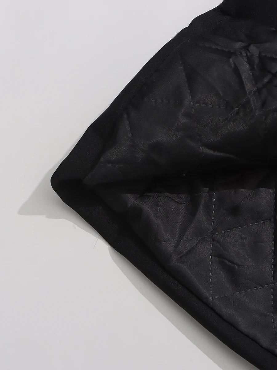 Solid Hollow Out Diamonds Elegant Blazers