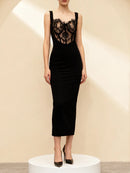Spliced Lace Dresses