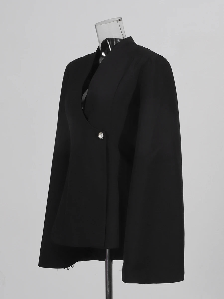 Button Minimalist Women’s Jackets