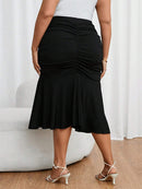 Black Plus Size Skirts