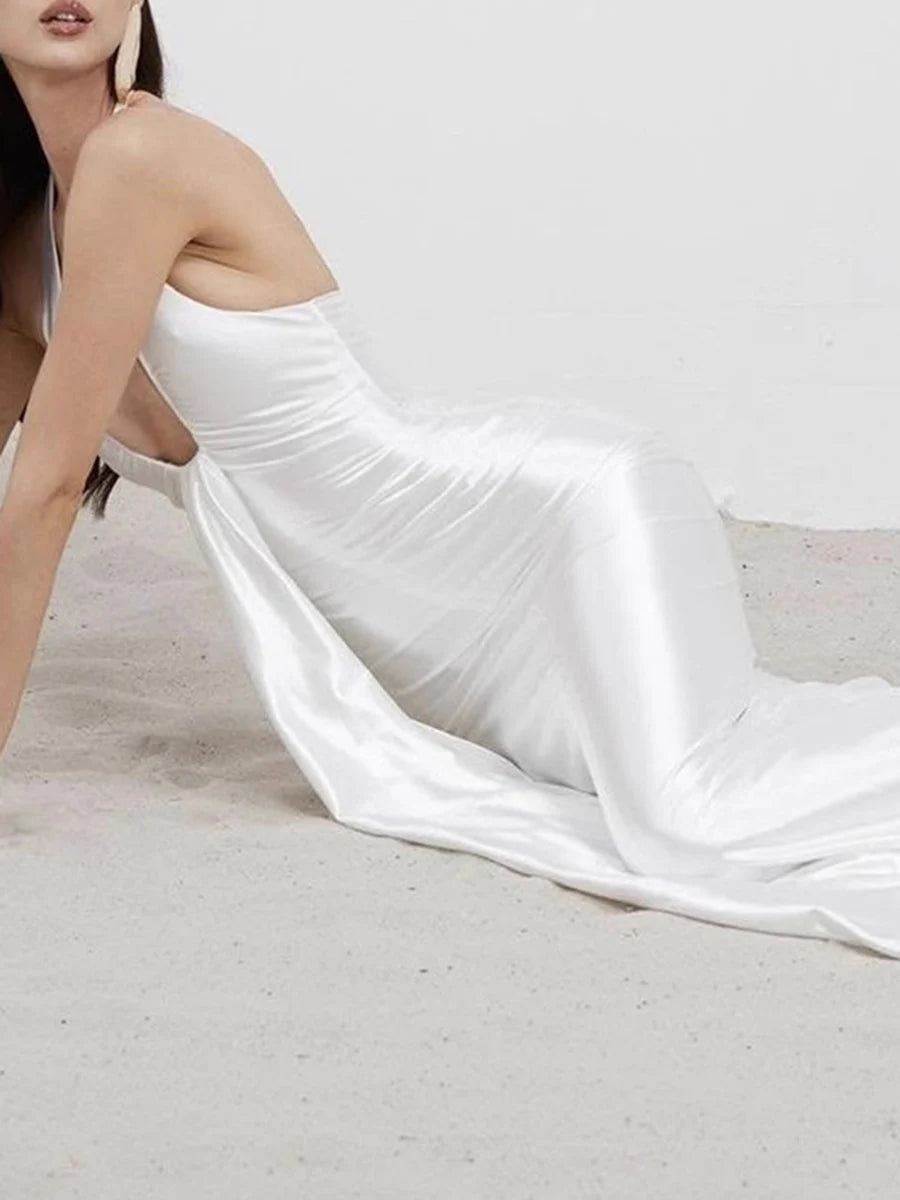 Sleeveless Backless Dress