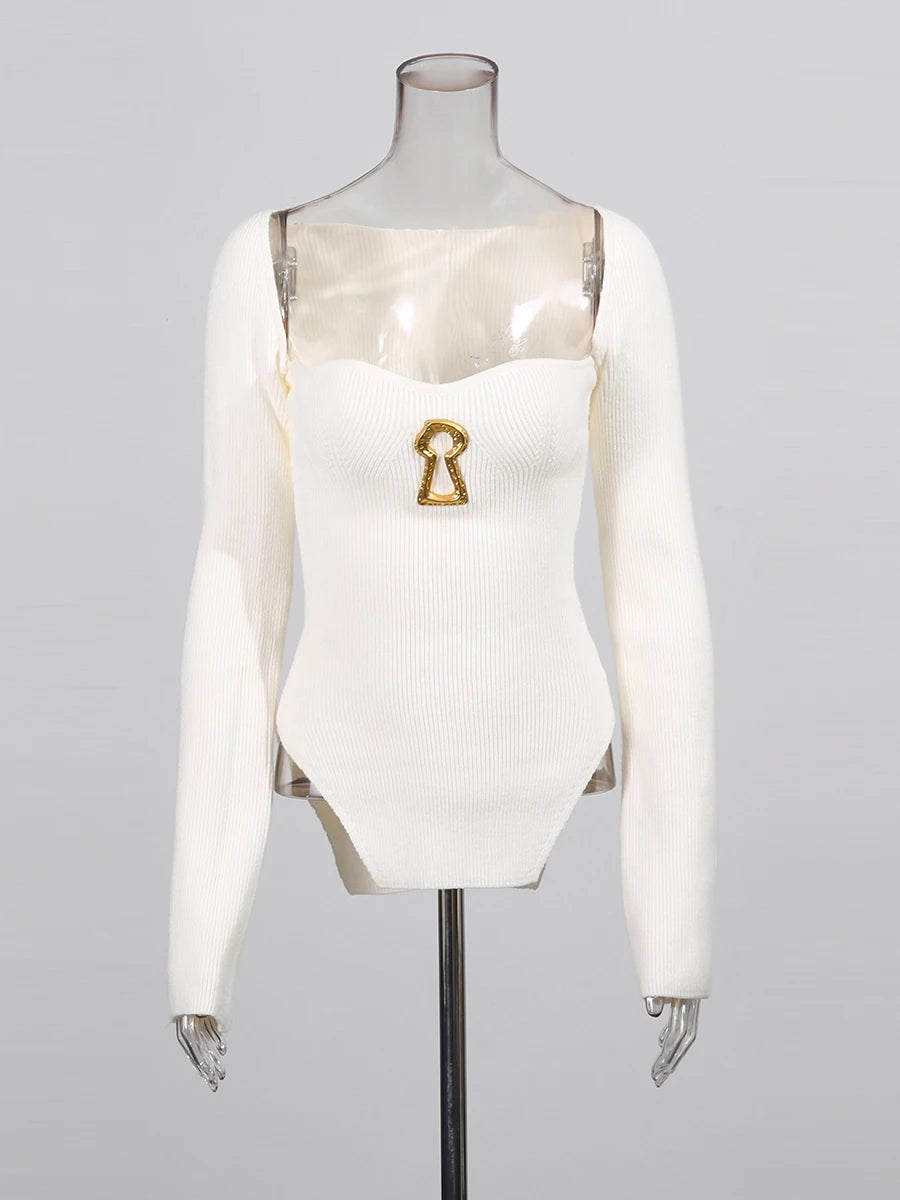 Sequined Basics Sweaters for Women