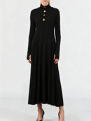 Metal Buttons Basics Dresses