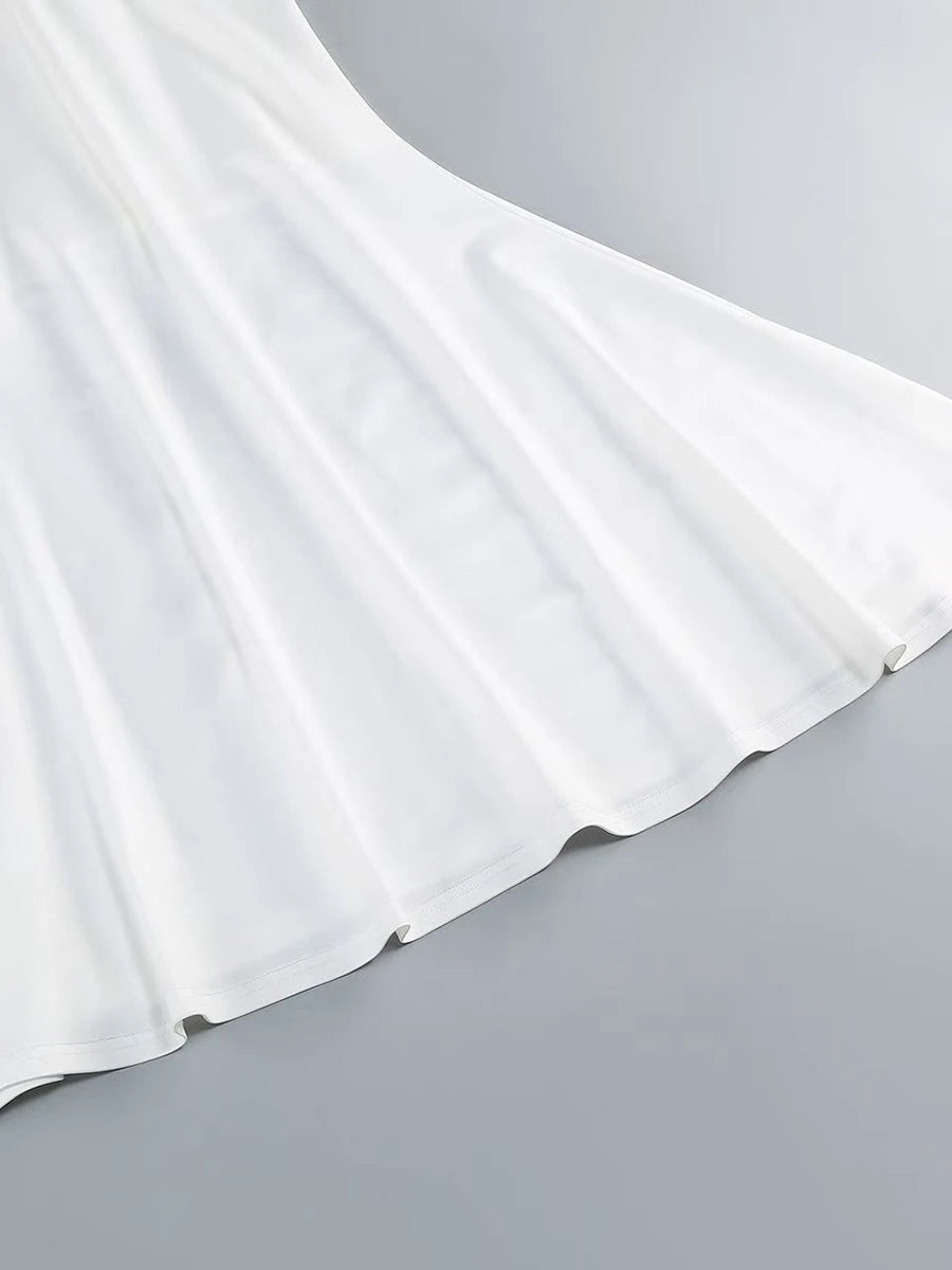 Hollow Out Solid Dresses for Women