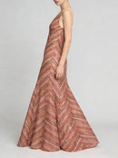 Backless Tunic Sequins Dress