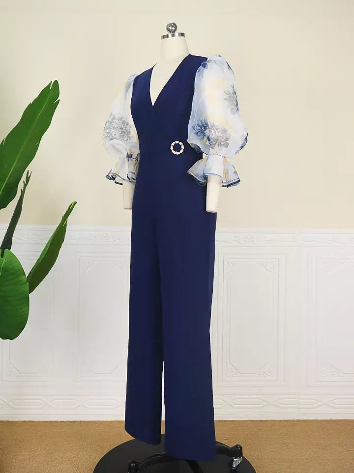 Navy Blue Jumpsuit (Goes up to a size 4xl)