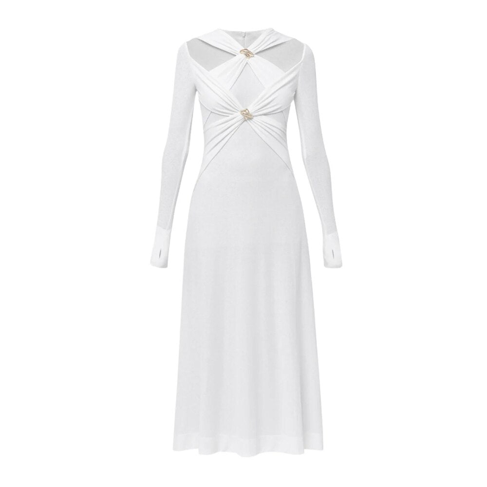 Knitted White Dresses