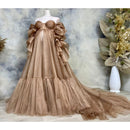 Various Tulle Colors Maternity  Dresses