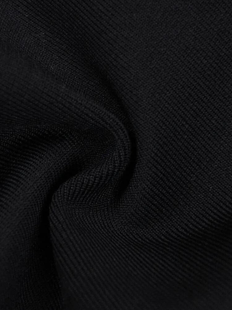 Black Elegant A Line Dress