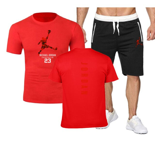 Summer Men's T-shirt Set
